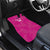 Custom New Zealand Silver Fern Rugby Car Mats Go Aotearoa - Pink Version