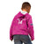 Custom New Zealand Silver Fern Rugby Kid Hoodie Go Aotearoa - Pink Version