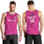 Custom New Zealand Silver Fern Rugby Men Tank Top Go Aotearoa - Pink Version