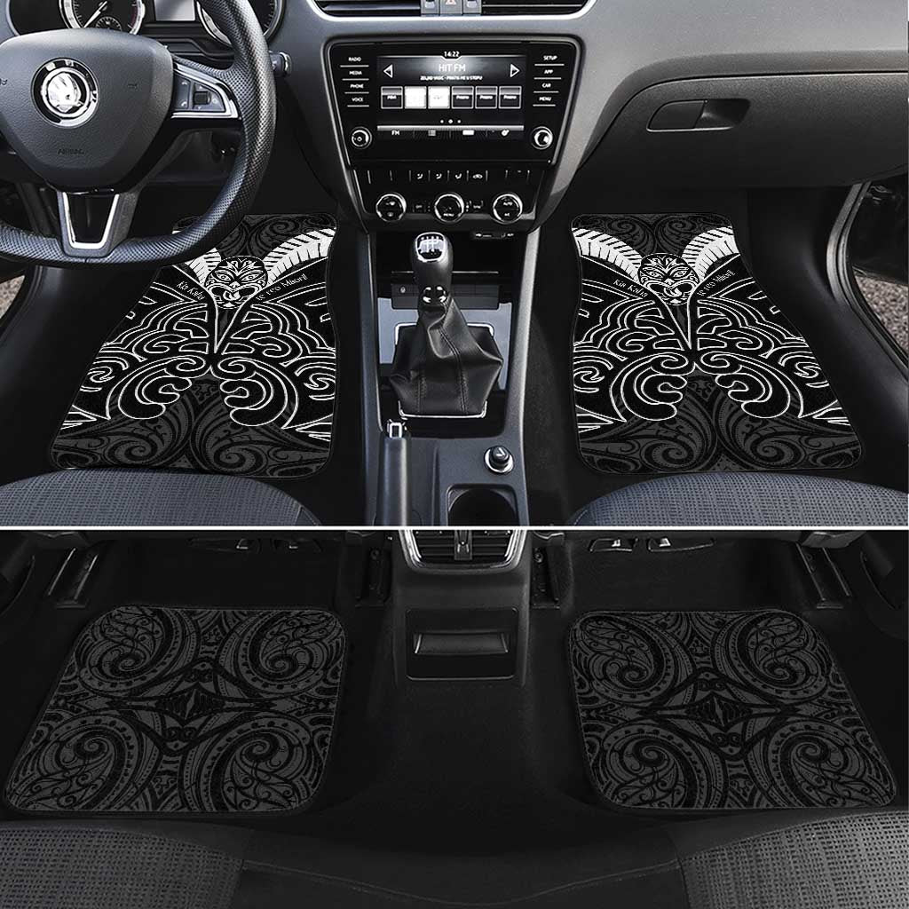 Kia Kaha Te Reo Maori Car Mats Aotearoa Hei Tiki With Hongi