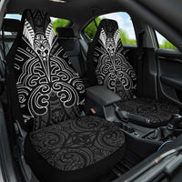 Kia Kaha Te Reo Maori Car Seat Cover Aotearoa Hei Tiki With Hongi