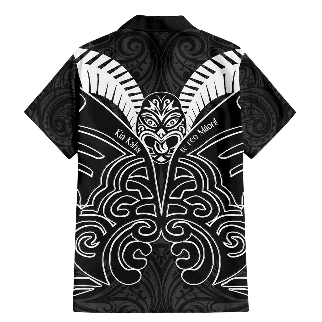 Kia Kaha Te Reo Maori Family Matching Mermaid Dress and Hawaiian Shirt Aotearoa Hei Tiki With Hongi LT14 - Polynesian Pride