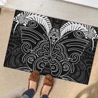Kia Kaha Te Reo Maori Rubber Doormat Aotearoa Hei Tiki With Hongi