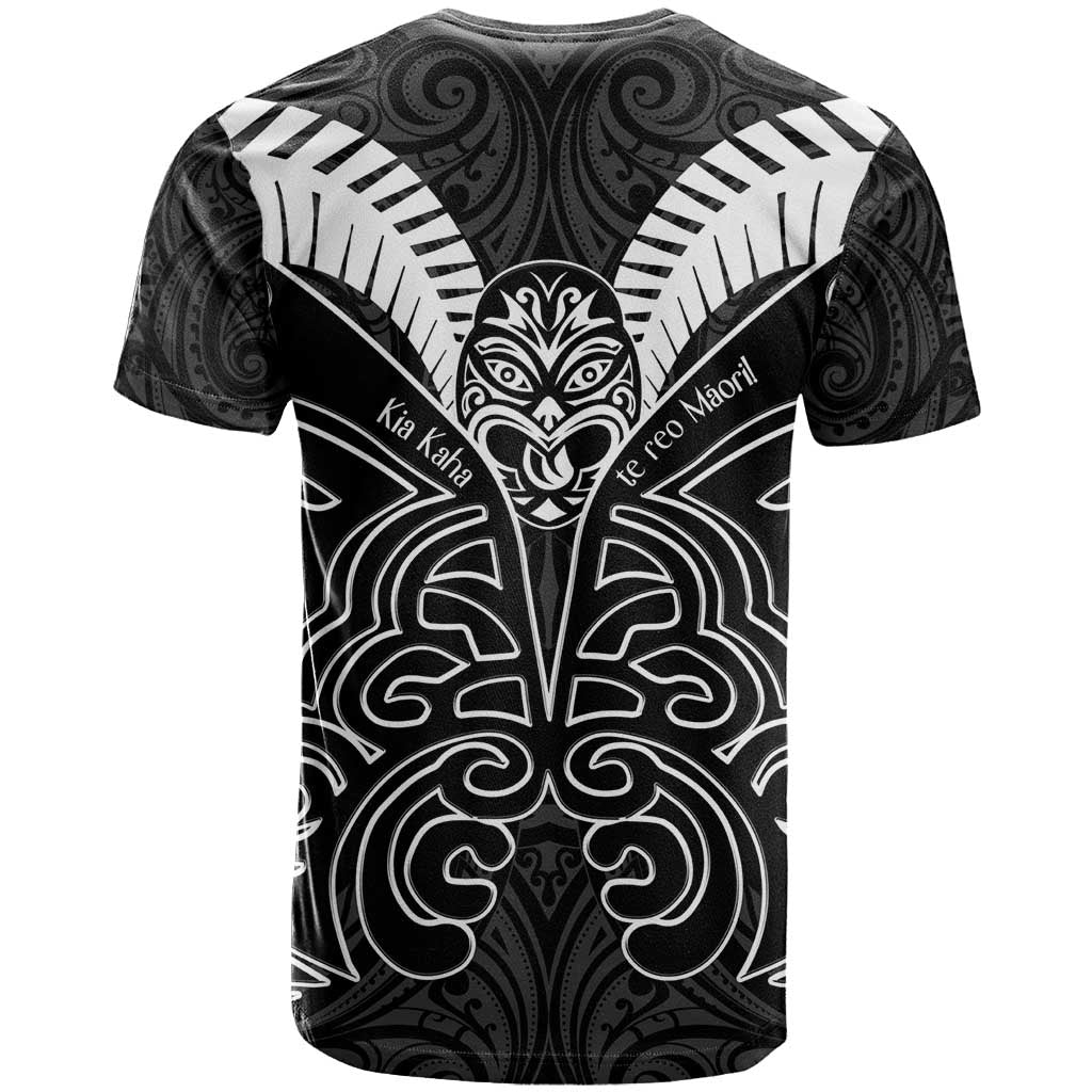 Kia Kaha Te Reo Maori T Shirt Aotearoa Hei Tiki With Hongi LT14 - Polynesian Pride
