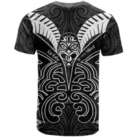 Kia Kaha Te Reo Maori T Shirt Aotearoa Hei Tiki With Hongi LT14 - Polynesian Pride