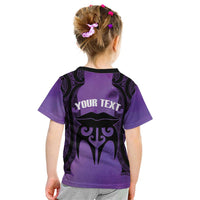 Personalised New Zealand Suffrage Day Kid T Shirt Maori Tattoo Galaxy Vibe LT14 - Polynesian Pride
