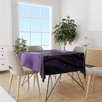 Personalised New Zealand Suffrage Day Tablecloth Maori Tattoo Galaxy Vibe LT14 - Polynesian Pride