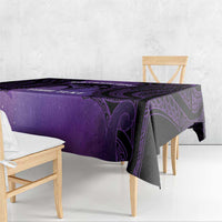 Personalised New Zealand Suffrage Day Tablecloth Maori Tattoo Galaxy Vibe LT14 - Polynesian Pride