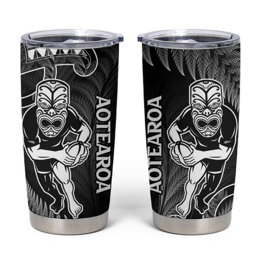 New Zealand Silver Fern Rugby Tumbler Cup All Black Koru Maori