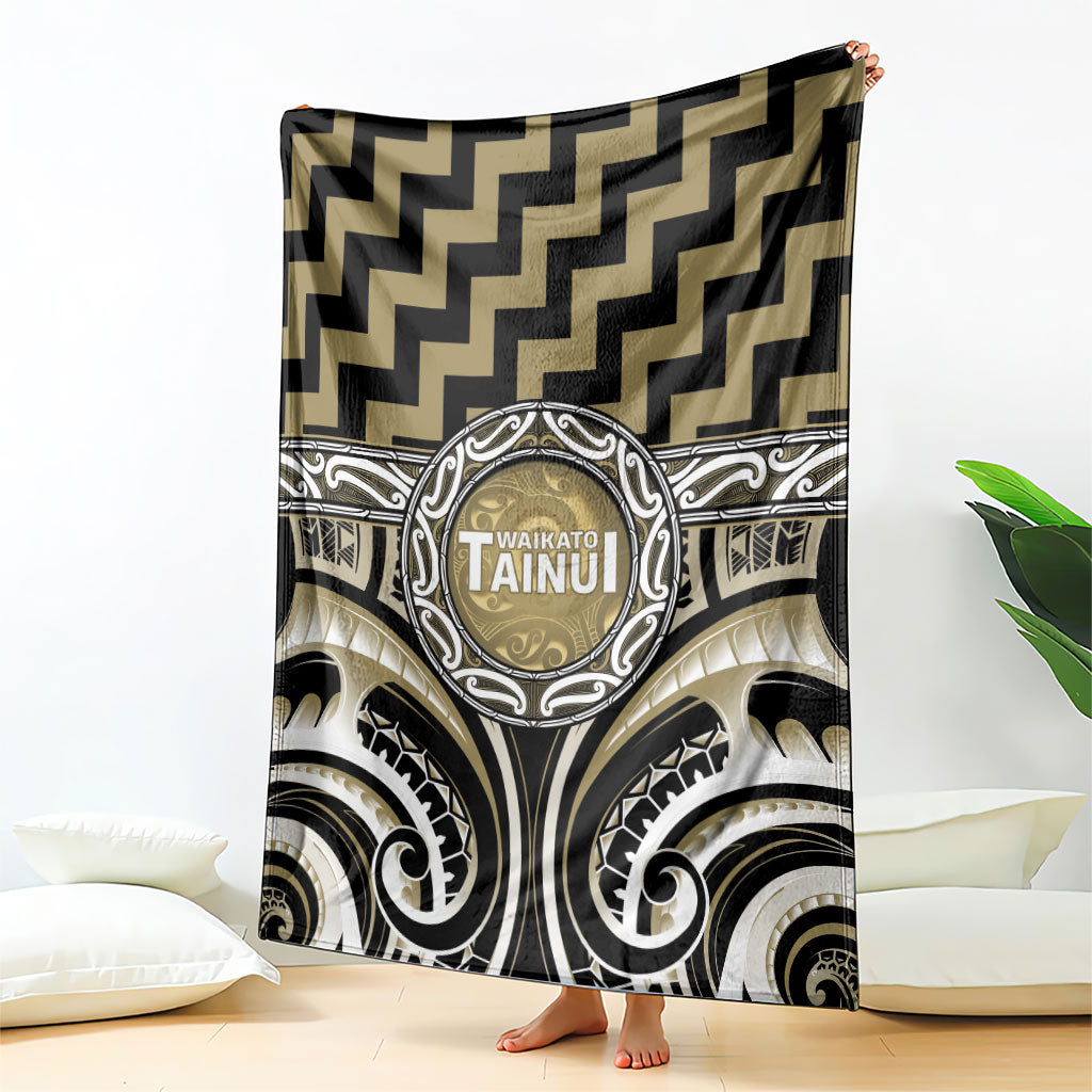 Aotearoa Waikato Tainui Blanket Maori Iwi Poutama Puhoro Tattoo LT14 - Polynesian Pride