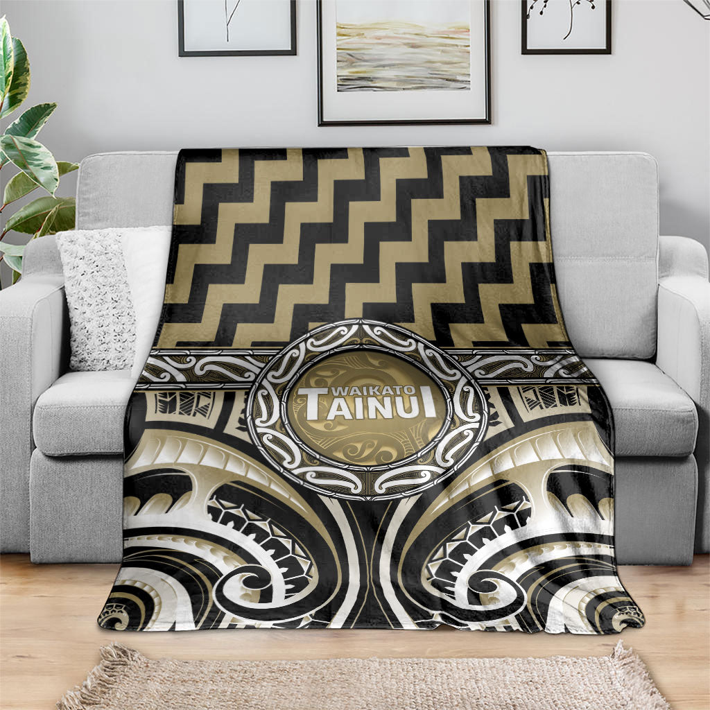 Aotearoa Waikato Tainui Blanket Maori Iwi Poutama Puhoro Tattoo LT14 - Polynesian Pride