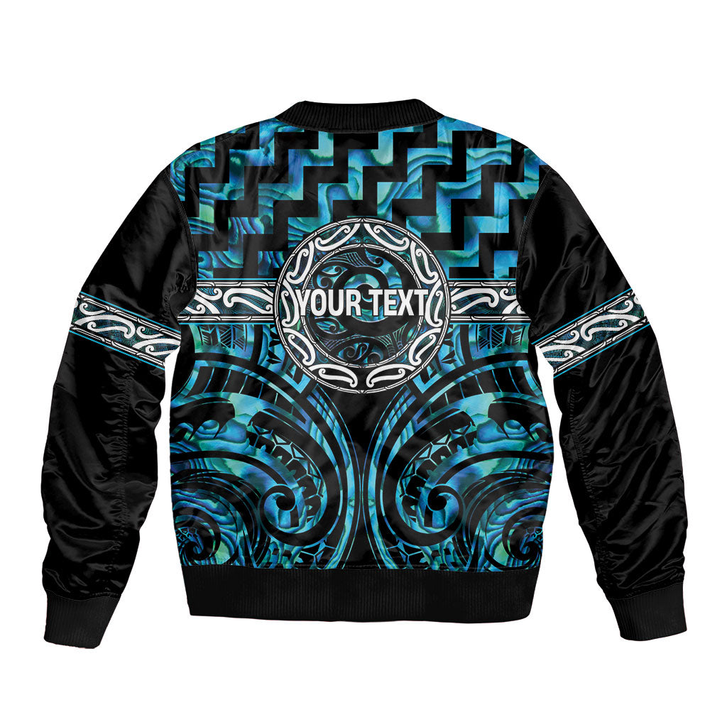 Aotearoa Ngati Kahungunu Personalised Bomber Jacket Maori Iwi Poutama Puhoro Tattoo LT14 - Polynesian Pride