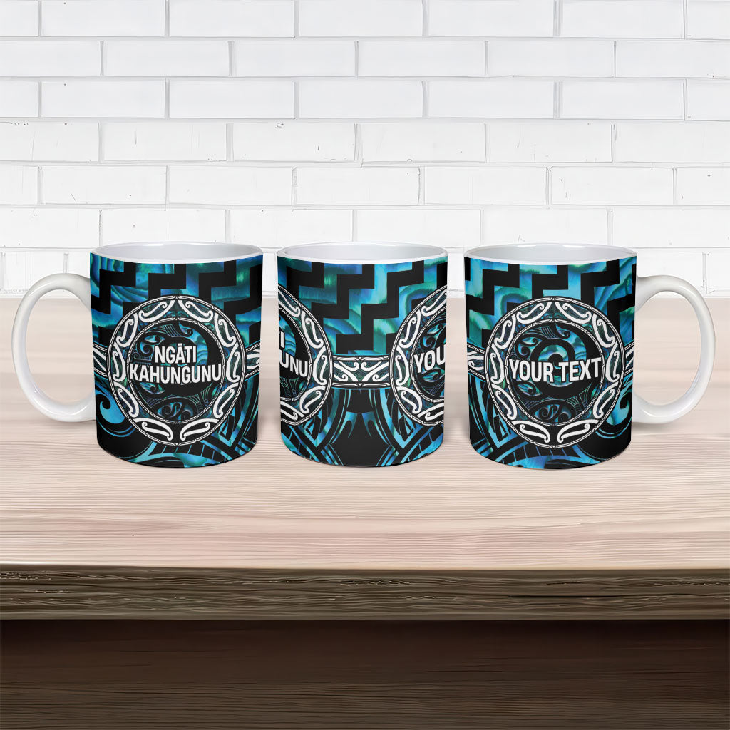 Aotearoa Ngati Kahungunu Personalised Ceramic Mug Maori Iwi Poutama Puhoro Tattoo LT14 - Polynesian Pride