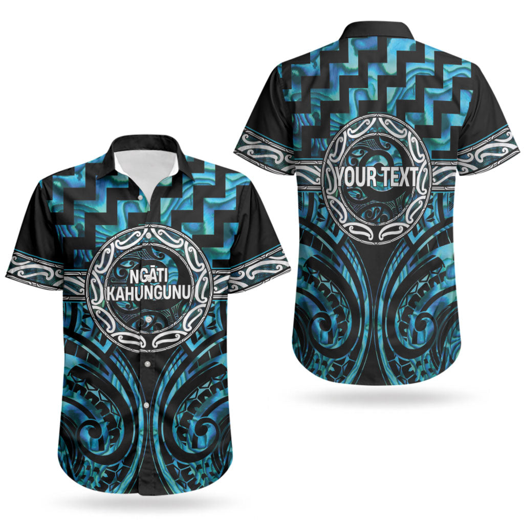 Aotearoa Ngati Kahungunu Personalised Couples Matching Long Sleeve Bodycon Dress and Hawaiian Shirt Maori Iwi Poutama Puhoro Tattoo LT14 - Polynesian Pride