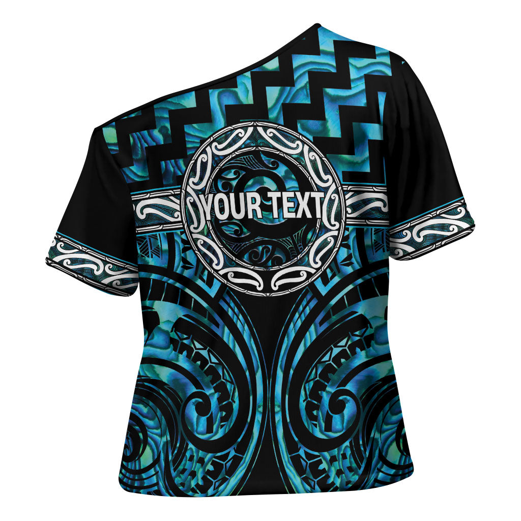 Aotearoa Ngati Kahungunu Personalised Cross Shoulder Shirt Maori Iwi Poutama Puhoro Tattoo LT14 - Polynesian Pride