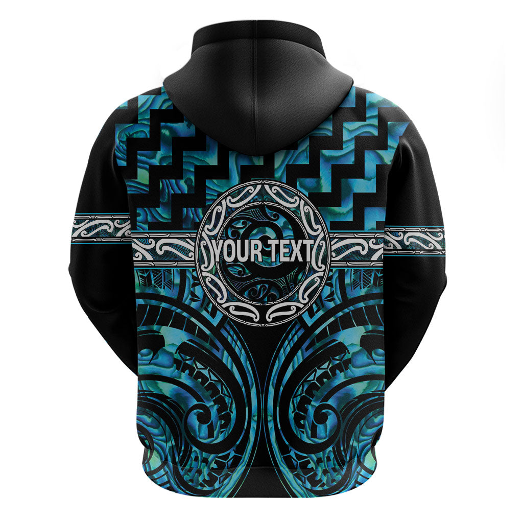 Aotearoa Ngati Kahungunu Personalised Hoodie Maori Iwi Poutama Puhoro Tattoo LT14 - Polynesian Pride