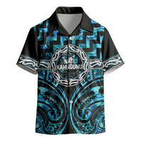 Aotearoa Ngati Kahungunu Personalised Kid Hawaiian Shirt Maori Iwi Poutama Puhoro Tattoo LT14 - Polynesian Pride