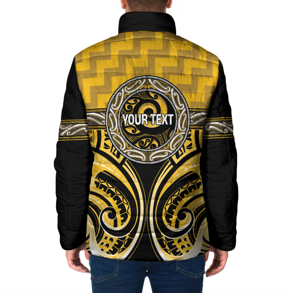Aotearoa Ngati Whatua Personalised Padded Jacket Maori Iwi Poutama Puhoro Tattoo LT14 - Polynesian Pride
