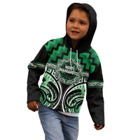 Aotearoa Ngati Maniapoto Personalised Kid Hoodie Maori Iwi Poutama Puhoro Tattoo LT14 - Polynesian Pride