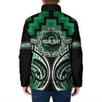 Aotearoa Ngati Maniapoto Personalised Padded Jacket Maori Iwi Poutama Puhoro Tattoo LT14 - Polynesian Pride