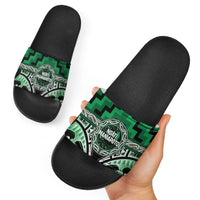 Aotearoa Ngati Maniapoto Slide Sandals Maori Iwi Poutama Puhoro Tattoo LT14 - Polynesian Pride