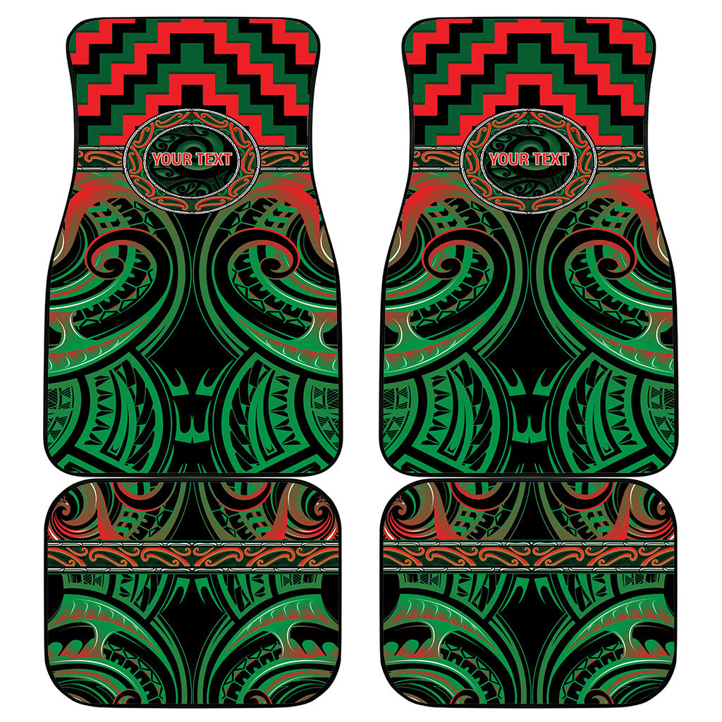 Aotearoa Ngai Tuhoe Personalised Car Mats Maori Iwi Poutama Puhoro Tattoo LT14 - Polynesian Pride
