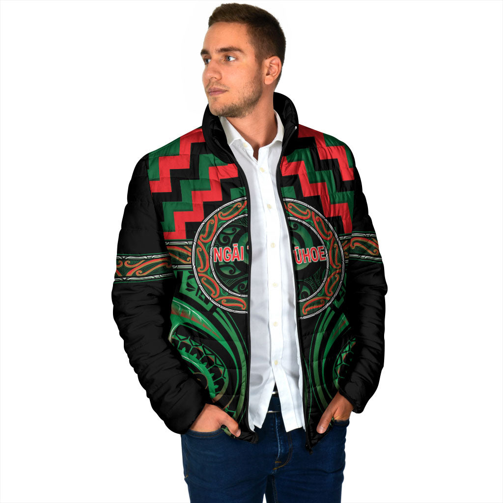 Aotearoa Ngai Tuhoe Personalised Padded Jacket Maori Iwi Poutama Puhoro Tattoo LT14 - Polynesian Pride