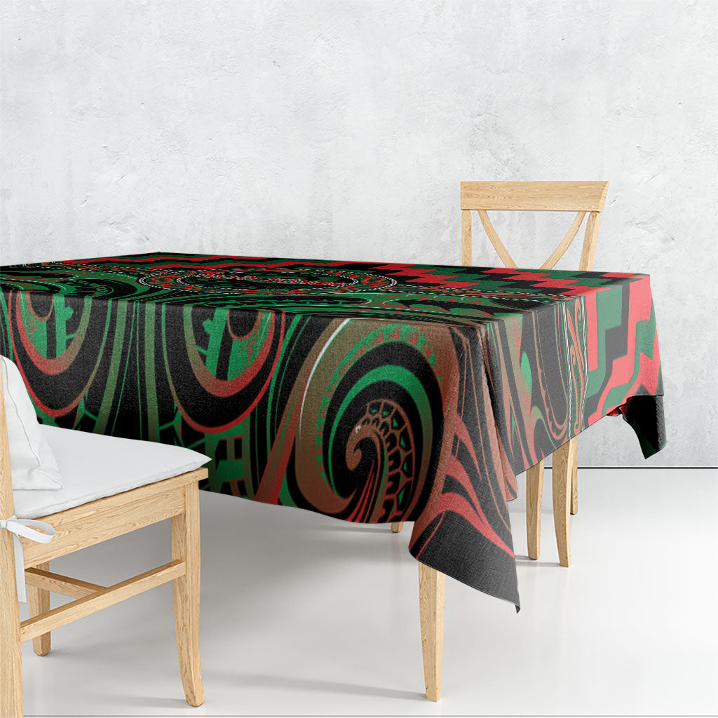 Aotearoa Ngai Tuhoe Tablecloth Maori Iwi Poutama Puhoro Tattoo LT14 - Polynesian Pride