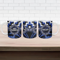 Aotearoa Ngati Tuwharetoa Personalised Ceramic Mug Maori Iwi Poutama Puhoro Tattoo LT14 - Polynesian Pride