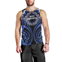 Aotearoa Ngati Tuwharetoa Personalised Men Tank Top Maori Iwi Poutama Puhoro Tattoo LT14 - Polynesian Pride