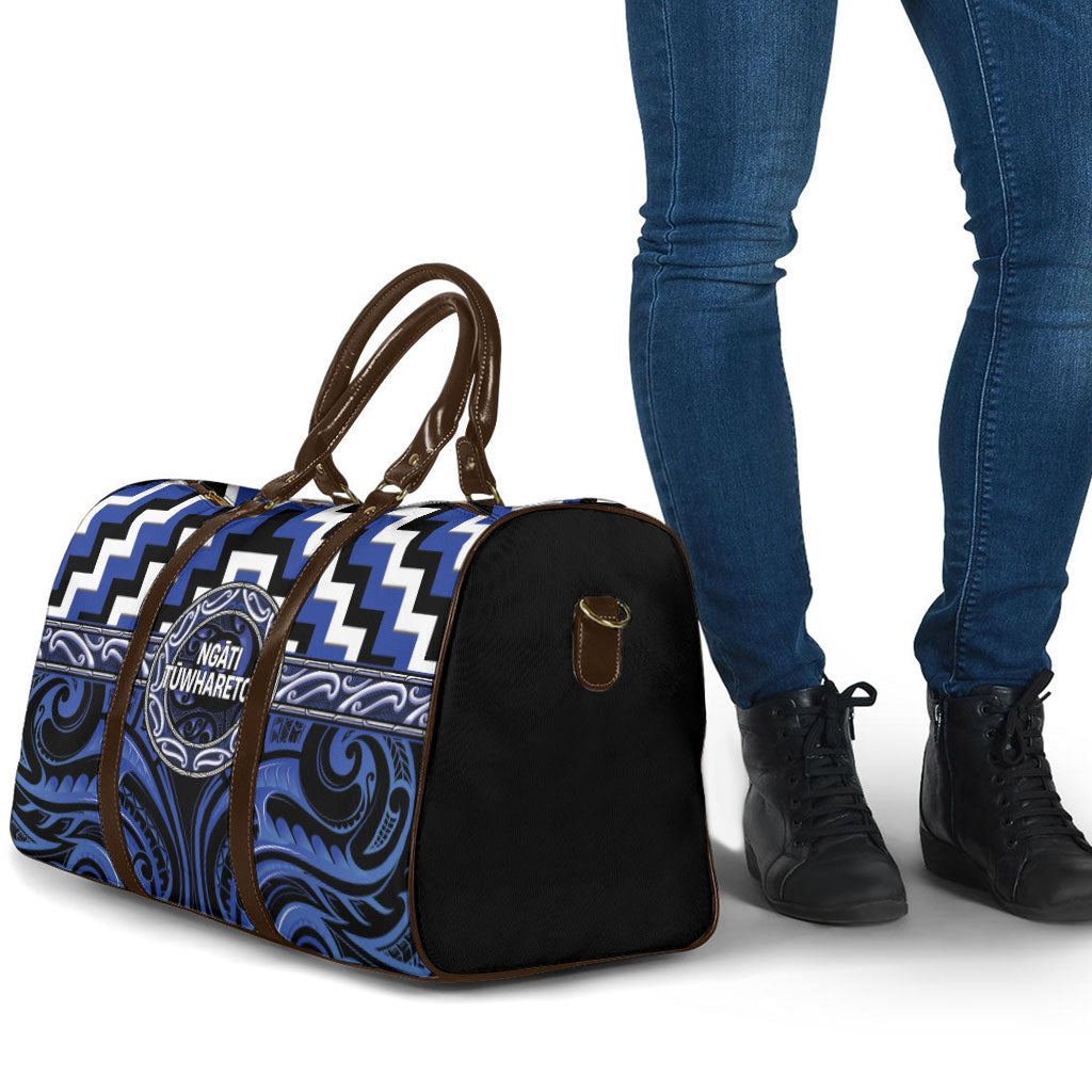 Aotearoa Ngati Tuwharetoa Travel Bag Maori Iwi Poutama Puhoro Tattoo LT14 - Polynesian Pride
