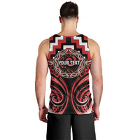 Aotearoa Te Arawa Personalised Men Tank Top Maori Iwi Poutama Puhoro Tattoo LT14 - Polynesian Pride