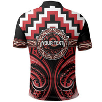 Aotearoa Te Arawa Personalised Polo Shirt Maori Iwi Poutama Puhoro Tattoo LT14 - Polynesian Pride