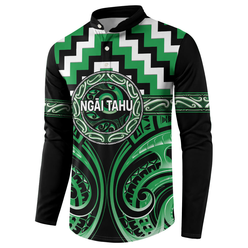 Aotearoa Ngai Tahu Personalised Button Sweatshirt Maori Iwi Poutama Puhoro Tattoo LT14 - Polynesian Pride