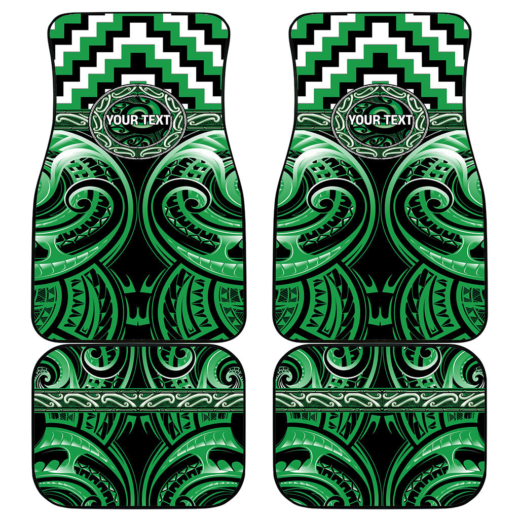 Aotearoa Ngai Tahu Personalised Car Mats Maori Iwi Poutama Puhoro Tattoo LT14 - Polynesian Pride
