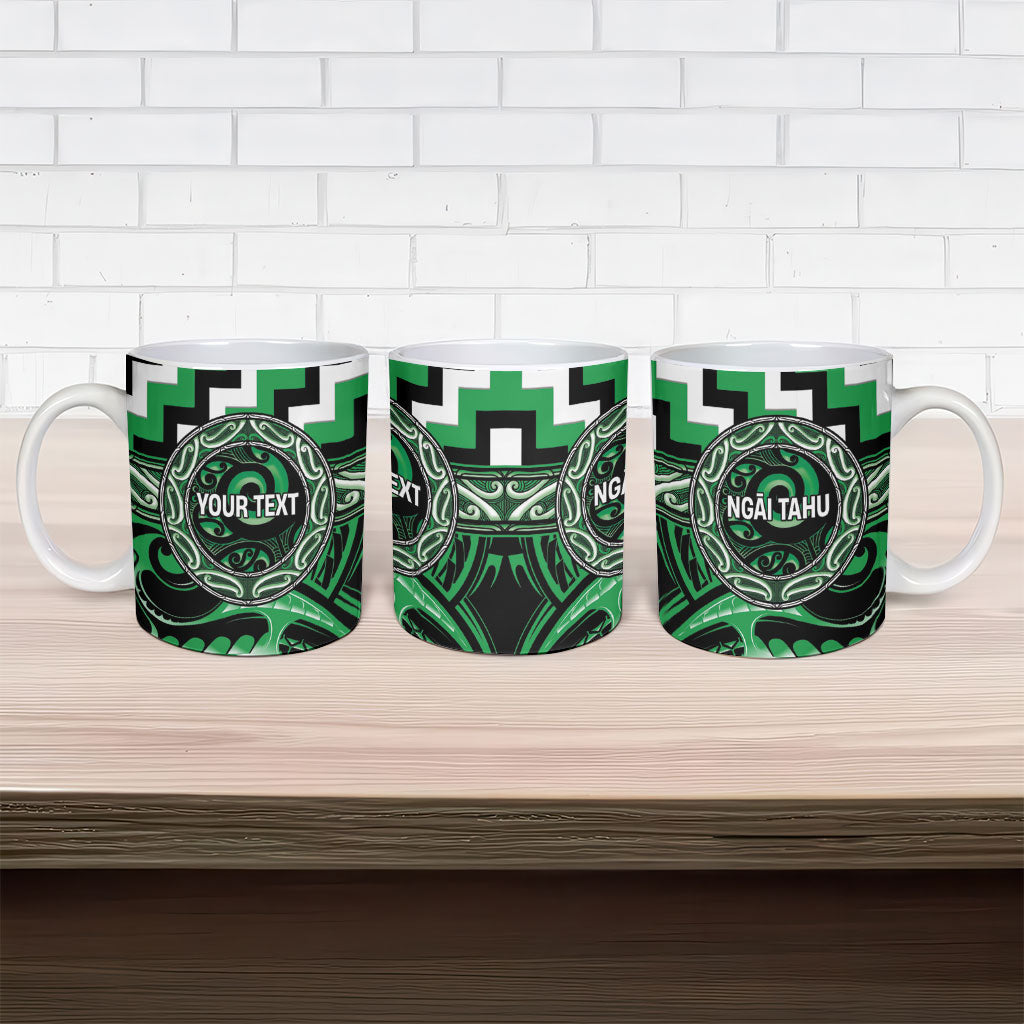 Aotearoa Ngai Tahu Personalised Ceramic Mug Maori Iwi Poutama Puhoro Tattoo LT14 - Polynesian Pride