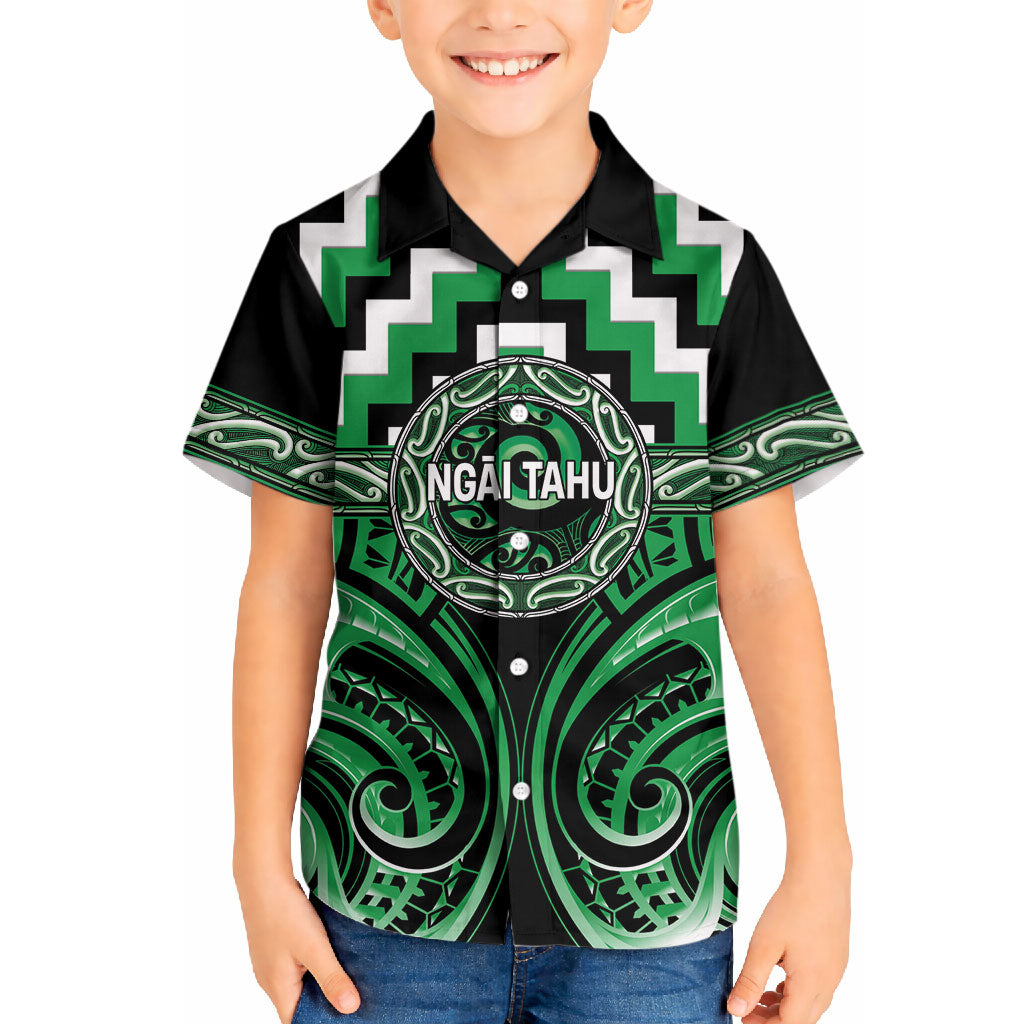 Aotearoa Ngai Tahu Personalised Hawaiian Shirt Maori Iwi Poutama Puhoro Tattoo LT14 - Polynesian Pride