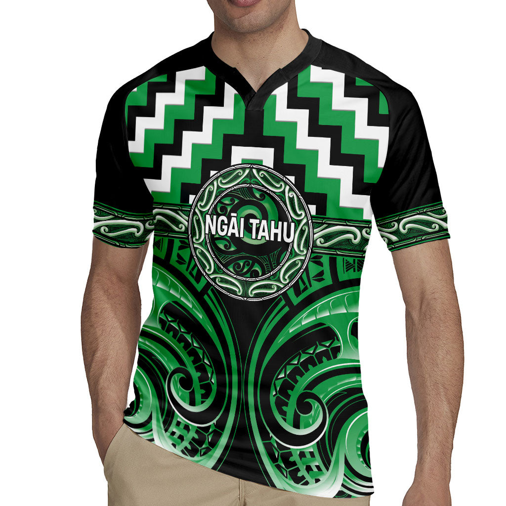 Aotearoa Ngai Tahu Personalised Rugby Jersey Maori Iwi Poutama Puhoro Tattoo LT14 - Polynesian Pride