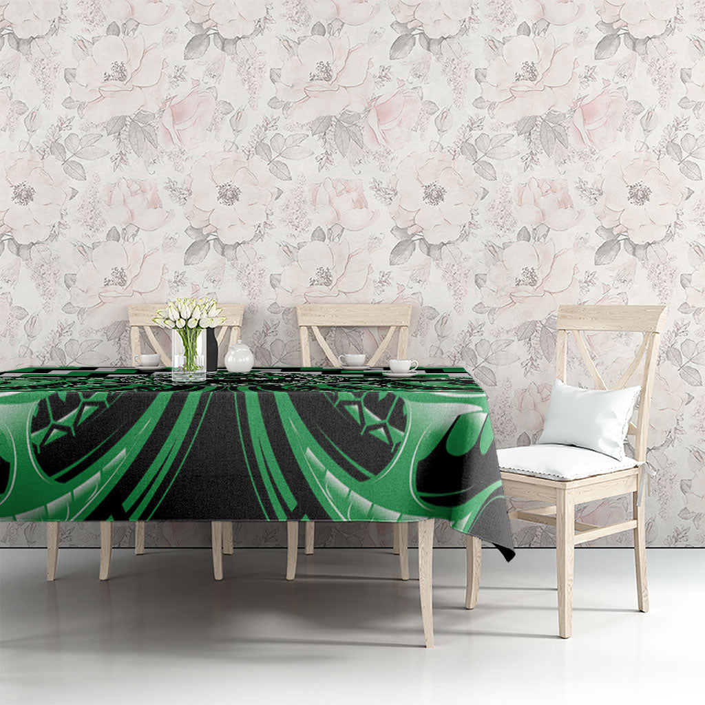 Aotearoa Ngai Tahu Tablecloth Maori Iwi Poutama Puhoro Tattoo LT14 - Polynesian Pride