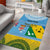 Personalised Malampa Fiji Day Area Rug 10 October Fijian Tapa Flag Style