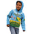 Personalised Malampa Fiji Day Kid Hoodie 10 October Fijian Tapa Flag Style