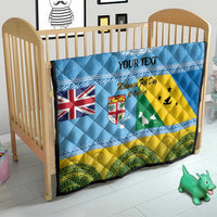 Personalised Malampa Fiji Day Quilt 10 October Fijian Tapa Flag Style