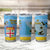 Malampa Fiji Day Tumbler Cup 10 October Fijian Tapa Flag Style