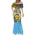 Vanuatu Malampa Fiji Day Mermaid Dress Happy 10 October With Maps Tropical Flowers