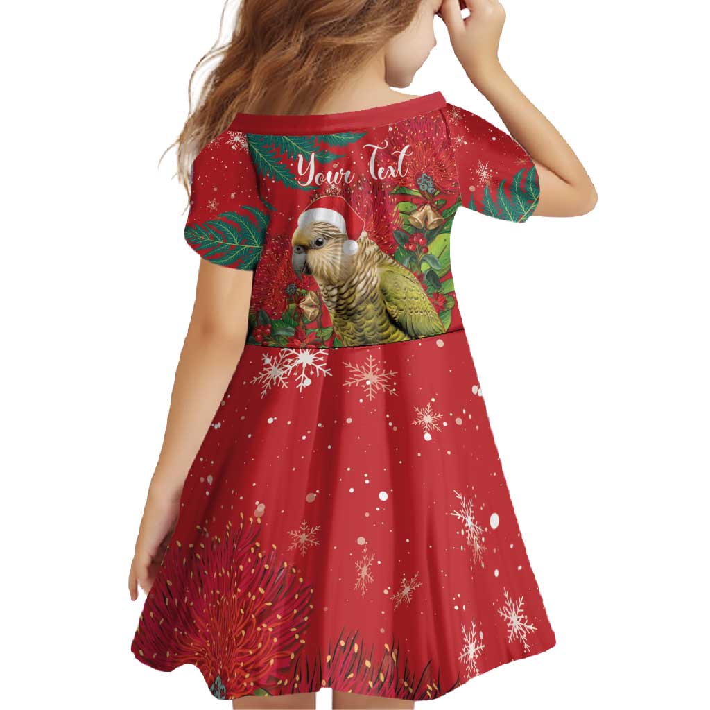 Personalised New Zealand Kakapo Christmas Family Matching Off Shoulder Maxi Dress and Hawaiian Shirt Meri Kirihimete Silver Fern Mix Pohutukawa LT14 - Polynesian Pride