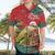 Personalised New Zealand Kakapo Christmas Hawaiian Shirt Meri Kirihimete Silver Fern Mix Pohutukawa