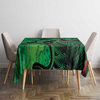 New Zealand Gecko Christmas Tablecloth Meri Kirihimete Paua Shell Mix Pohutukawa LT14 - Polynesian Pride