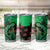 New Zealand Gecko Christmas Tumbler Cup Meri Kirihimete Paua Shell Mix Pohutukawa