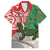 Personalised New Zealand Tuatara Christmas Hawaiian Shirt Meri Kirihimete Aotearoa Maori Mix Pohutukawa