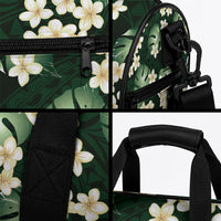 Green Tropical Hawaii Duffle Bag Seamless Monstera Plumeria Hawaiian Pattern
